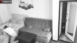 Russian boy is drilling his greatest buddy's wifey not knowing about a covert camera in their home
