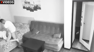 Russian boy is drilling his greatest buddy's wifey not knowing about a covert camera in their home