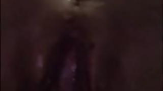 First-Timer honey is massaging her cunt in front of the camera and bellowing while jizzing