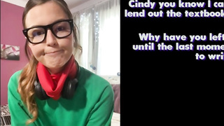 Creampied college teen enjoys internal cusmhot by professor