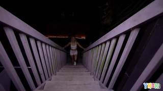 Aria Banks is a penis liking, blond honey who knows how to make a dude jism