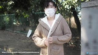 Grubby minded, Asian wifey is about to showcase people in a public place, because she loves it