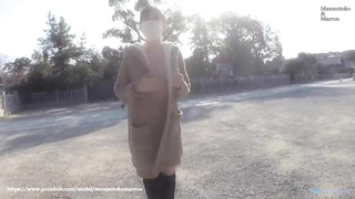 Grubby minded, Asian wifey is about to showcase people in a public place, because she loves it