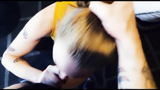 Sex Industry Star inhales off the Camera Operator after filming! - JEN GAYLE