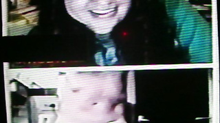 Horny glasses College girl gets her 4 eyes full of my hot show