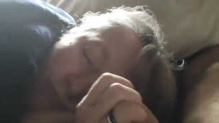 She wakes up pipe in mitt, she completes boner in her arse