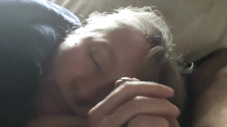 She wakes up pipe in mitt, she completes boner in her arse