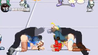 [MUGEN] Cammy and Chun-Li battle fuckfest