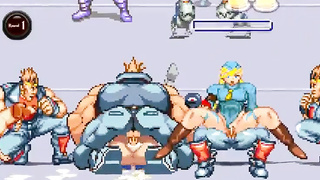 [MUGEN] Cammy and Chun-Li battle fuckfest