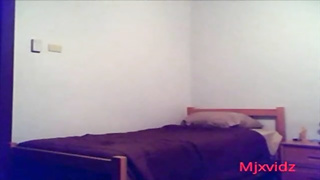 Wild, first-timer dame is having super-steamy fuck-fest with a neighbor, in front of a covert camera