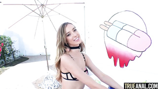 Haley Reed is having assfuck romp with a splendid fellow she has recently faced and loving it