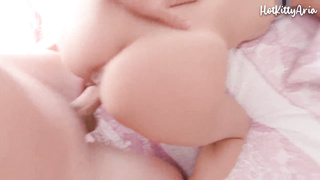 Step sista with XXL knockers and ideal figure is pummeled before going to the gym and receives super hot milk (internal ejaculation) from her step-brother - PART2 - HotKittyAria