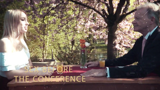 Glorious blond honey is doing her finest to satiate a boy she enjoys a bunch