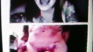 Horny College girl licks her lips seeing my hot show.