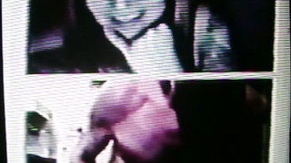 Horny College girl licks her lips seeing my hot show.