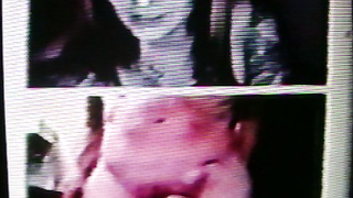 Horny College girl licks her lips seeing my hot show.