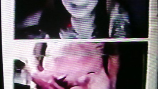 Horny College girl licks her lips seeing my hot show.