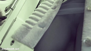 Someone made a flick of a random boy petting a lush stunner in the subway