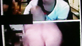 Horny College girl studies my shit-hot show (+ sound )