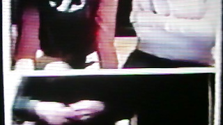 2 horny College girls delighted by my hot flash for them.