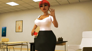 Handsome additional-smallish dickgirl porked by black futa professor - 3 DIMENSIONAL Porno (ENG Expresses)