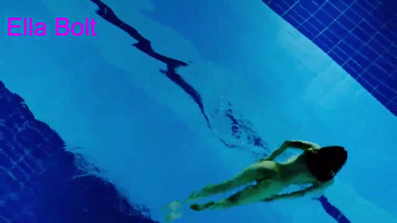 I Can't Stop Seeing, Teenage Ash-Blonde get Caught swimming Nude in resort  pool
